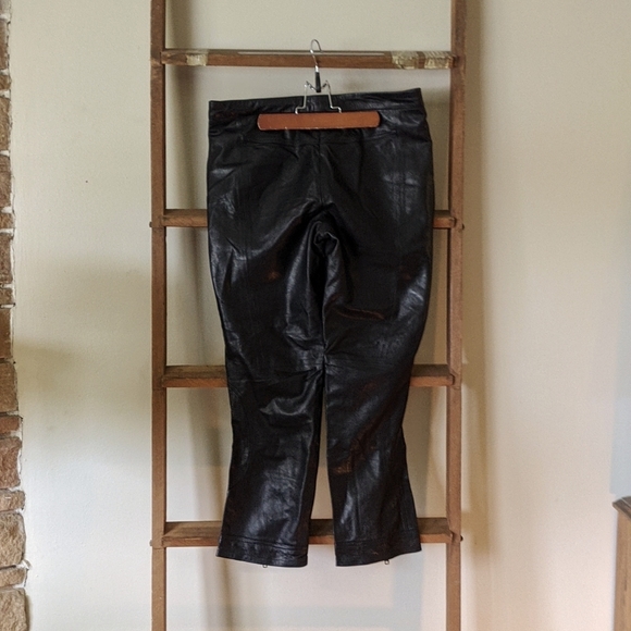 Genuine Leather Riding Pants - Picture 2 of 5